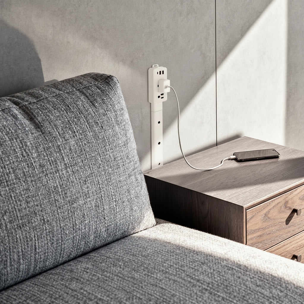 Adjustable Wall Outlet Extender with USB & USB-C