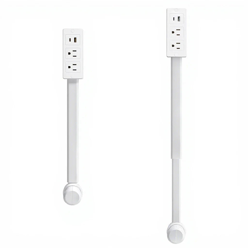 Multi Plug Wall Charger Power Socket Extender with 180 Degree Rotation for Easy Access Wall Extender Stick (US EU UK)