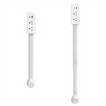 Multi Plug Wall Charger Power Socket Extender with 180 Degree Rotation for Easy Access Wall Extender Stick (US EU UK)